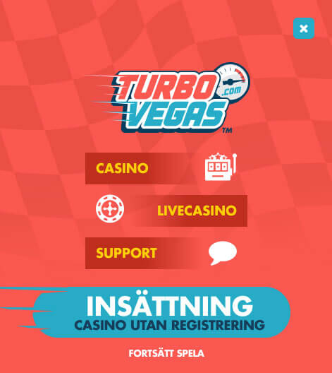 Meny Turbo Vegas